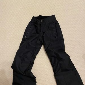 Boys black ski pants size 8